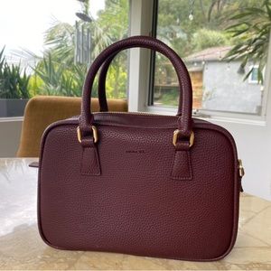 Angela Roi Maroon Handbag